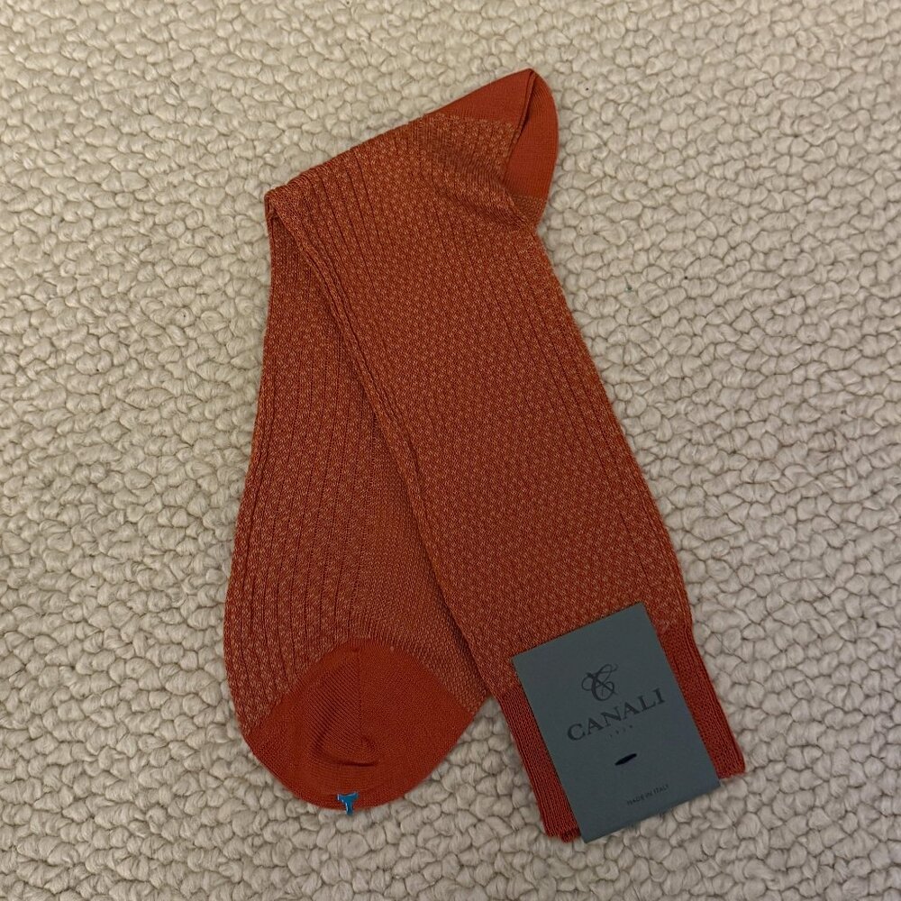 Canali Luxury Designer Dress Socks